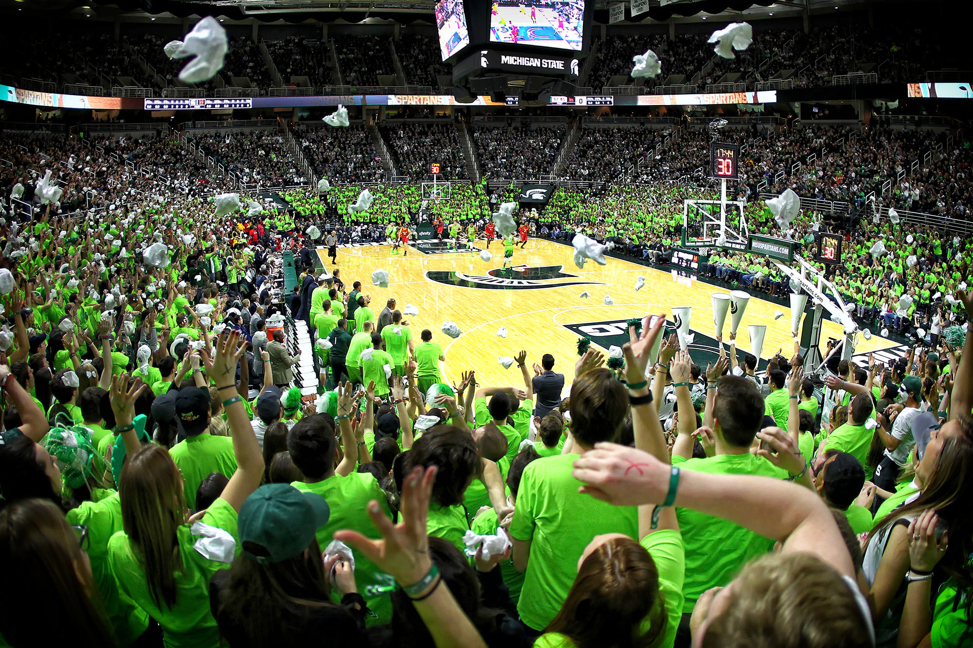 Michigan State Breslin Basketball Game